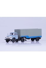 ZiL ZiL-130V1 WITH SEMITRAILER ODAZ-794(blue/grey)