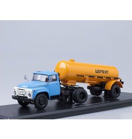 ZiL ZiL-130V1 WITH CEMENT SEMITRAILER TC-4(orange)