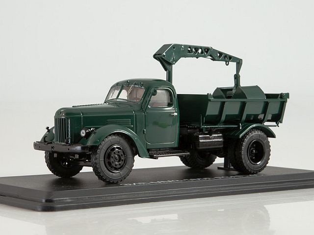 Art-Toys - ZiL-MMZ-585L DUMP TRUCK WITH HYDRAULIC CRANE LZAP-40
