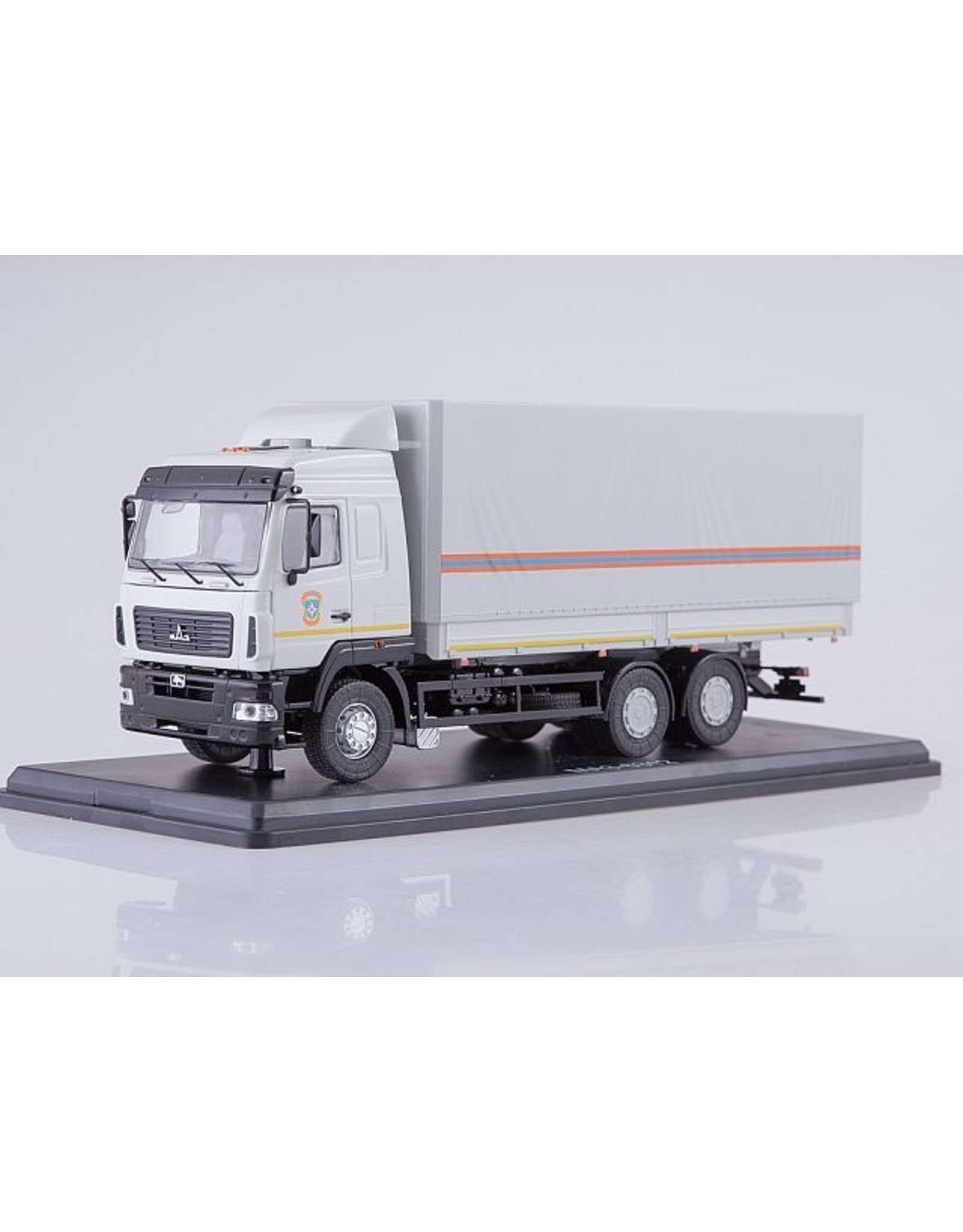 MAZ(Minski Avtomobilnyi Zavod) MAZ-6312 FLATBED TRUCK WITH TILT(facelift)MCS