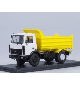 MAZ(Minski Avtomobilnyi Zavod) MAZ-5551 DUMPER TRUCK(white/yellow)