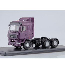 MAZ(Minski Avtomobilnyi Zavod) MAZ-6430 TRACTOR TRUCK(facelift)purple MAZ(Minski Avtomobilnyi Zavod) MAZ-6430 TRACTOR TRUCK(facelift)purple