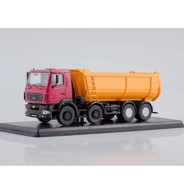 MAZ(Minski Avtomobilnyi Zavod) MAZ-6516 DUMPER TRUCK 8x4(facelift)red/orange