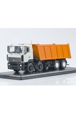 MAZ(Minski Avtomobilnyi Zavod) MAZ-6516 DUMPER TRUCK 8x4(white/orange)