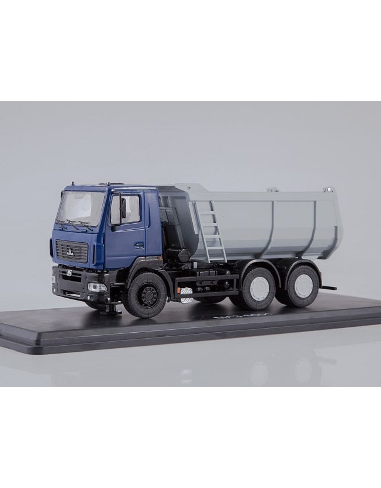 MAZ(Minski Avtomobilnyi Zavod) MAZ-5601 U-SHAPE DUMPER TRUCK(dark blue/grey)