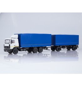 MAZ(Minski Avtomobilnyi Zavod) MAZ-6303 TRUCK AND TRAILER WITH TILT MAZ(Minski Avtomobilnyi Zavod) MAZ-6303 TRUCK AND TRAILER WITH TILT