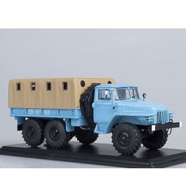 URAL AUTOMOTIVE PLANT URAL-375D FLATBED WITH TILT(blue)