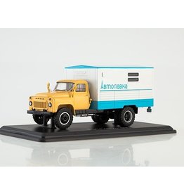 GAZ GZSA-3723(GAZ-53A)Avtolavka-shop on a truck(beige/white)