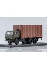 KAMAZ KAMAZ-53212 WITH 20ft.CONTAINER(khaki/brown)