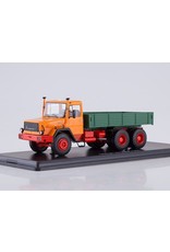 Magirus-Deutz MAGIRUS-DEUTZ 290D26L FLATBED TRUCK(orange/green)