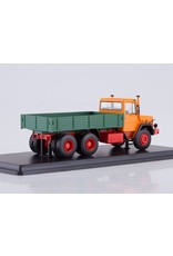 Magirus-Deutz MAGIRUS-DEUTZ 290D26L FLATBED TRUCK(orange/green)