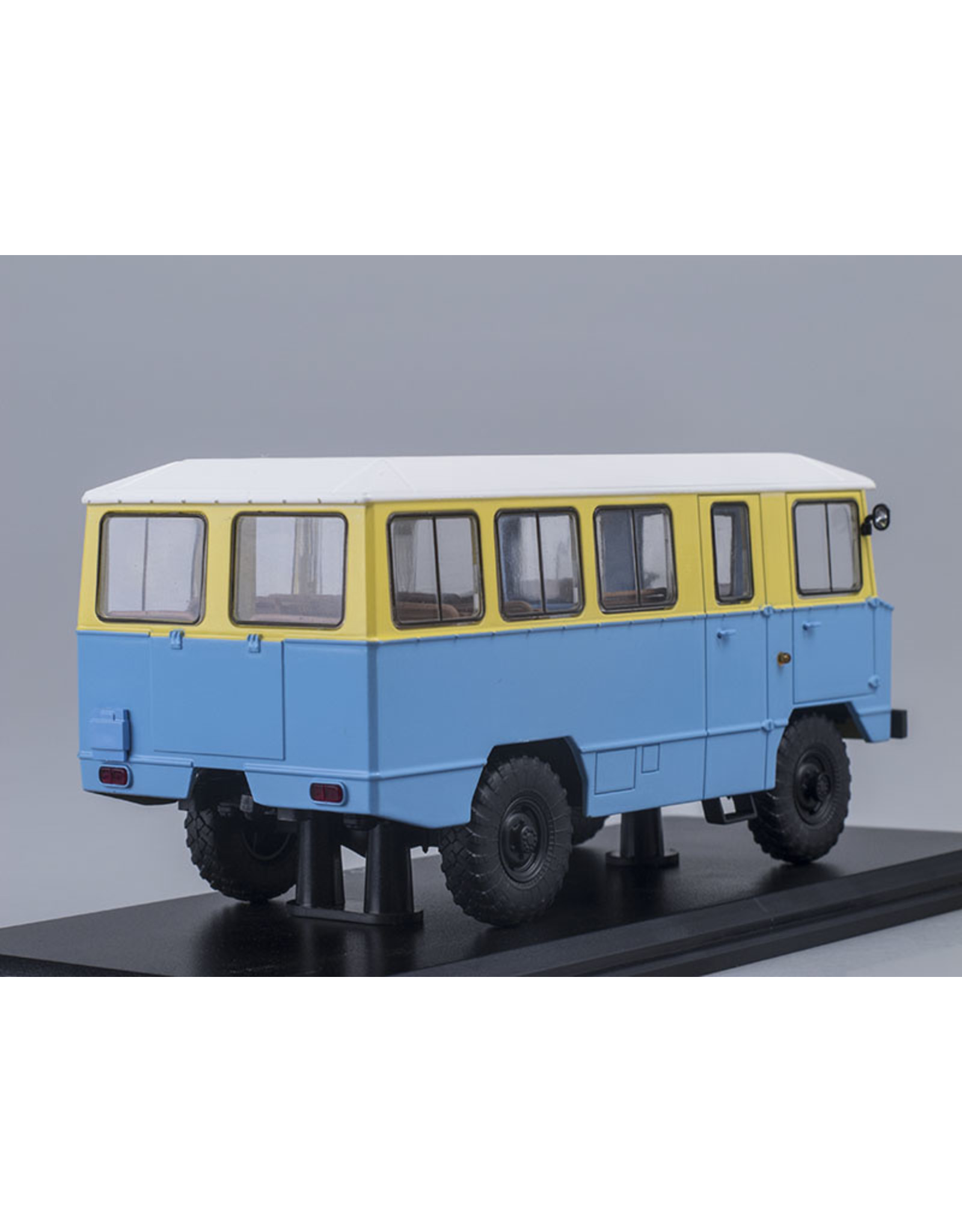 GAZ Soviet Army bus APP-66(yellow/blue).