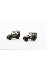 Willys Jeep SET WITH 2 WILLYS M38A1 ARMY JEEP