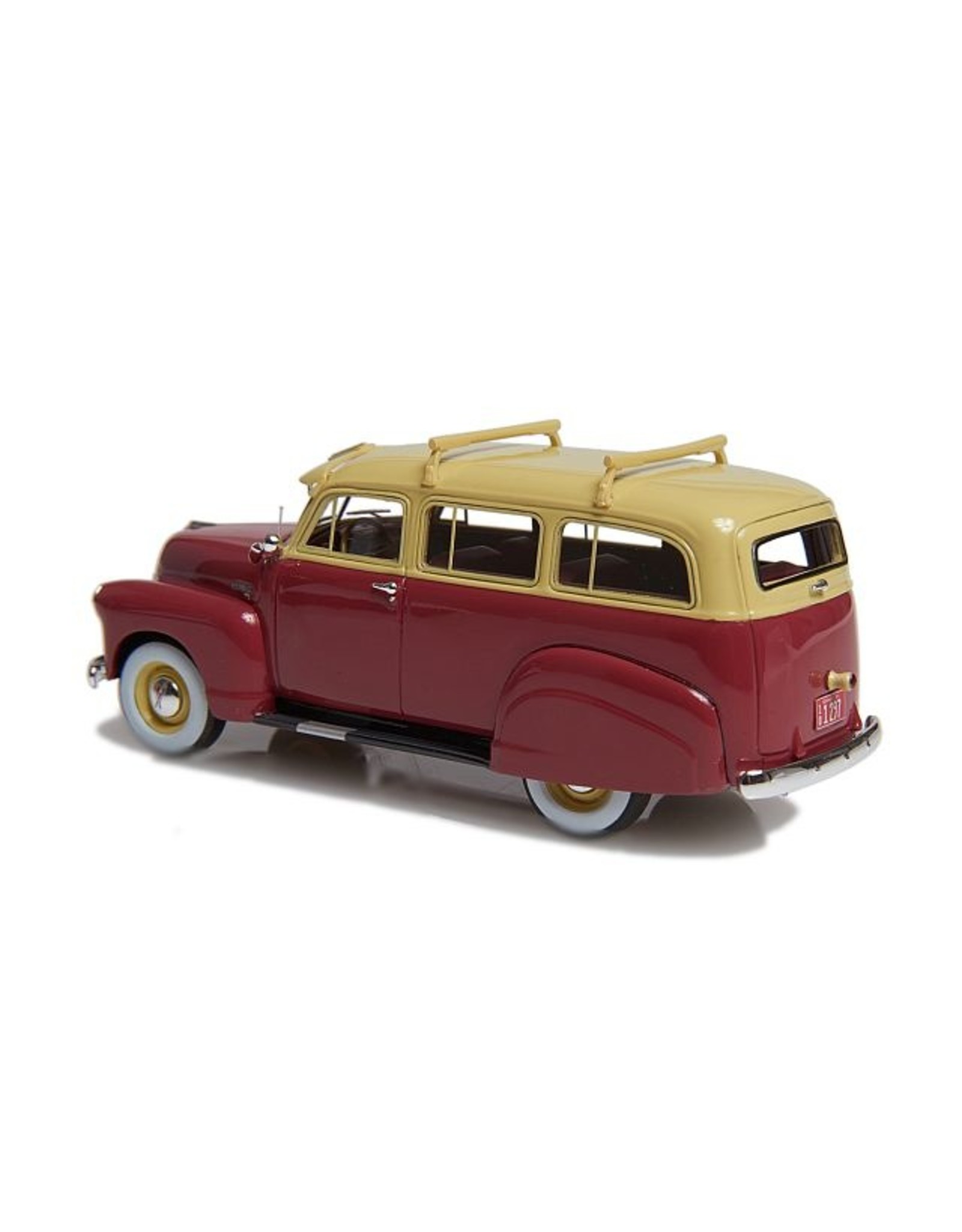 Chevrolet CHEVROLET SUBURBAN -MET ZIJSCHORTEN EN ENKELE ACHTERDEUR(1949-53)beige/chestnut brown