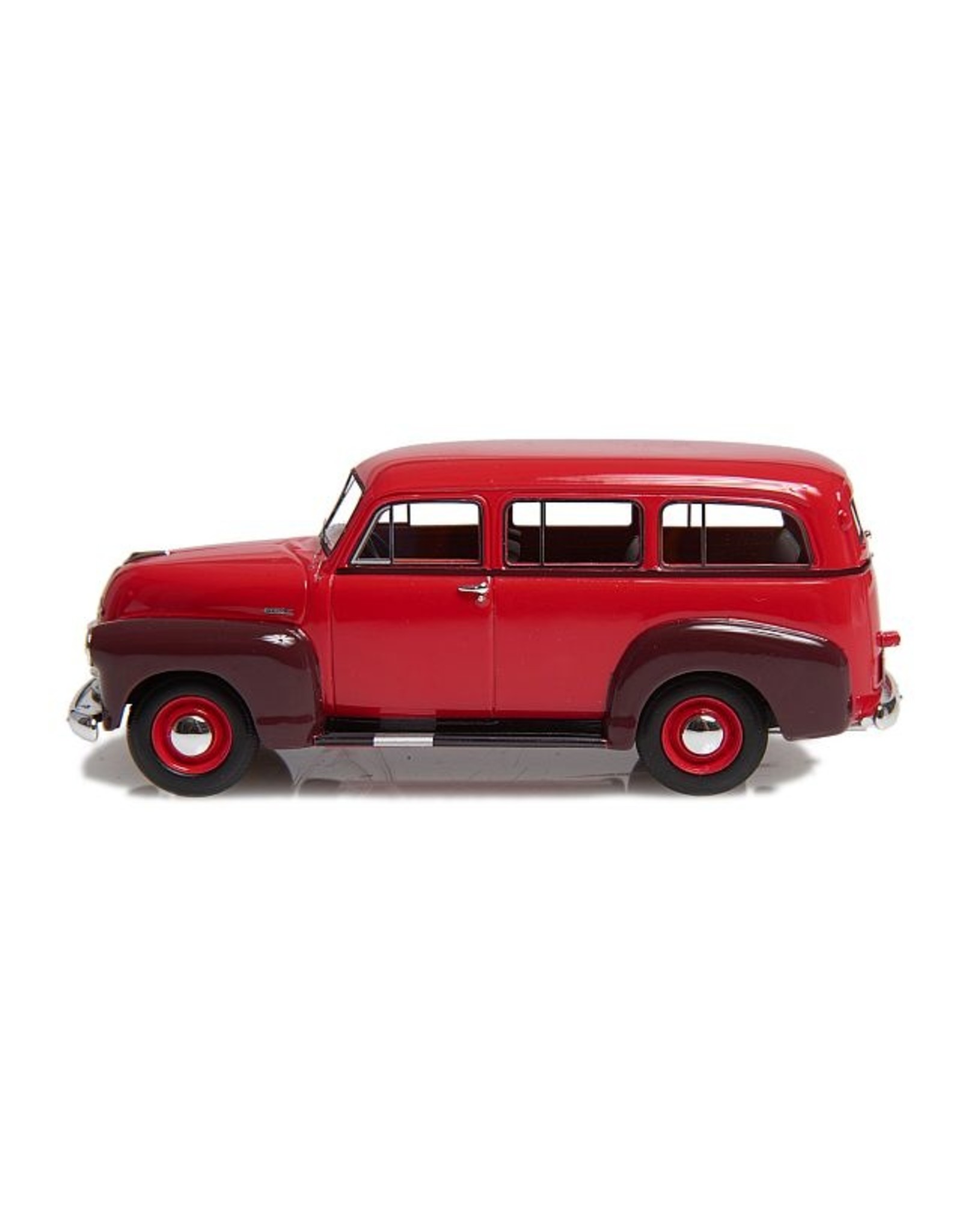 Chevrolet CHEVROLET SUBURBAN-DUBBELE ACHTERDEUR(1949-53)chestnut brown/red.