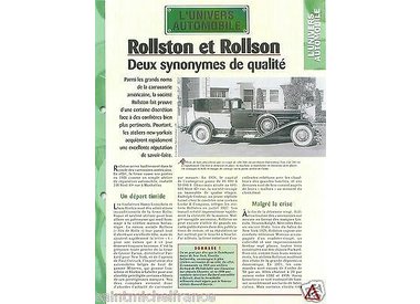 Duesenberg by Rollston/Rollson