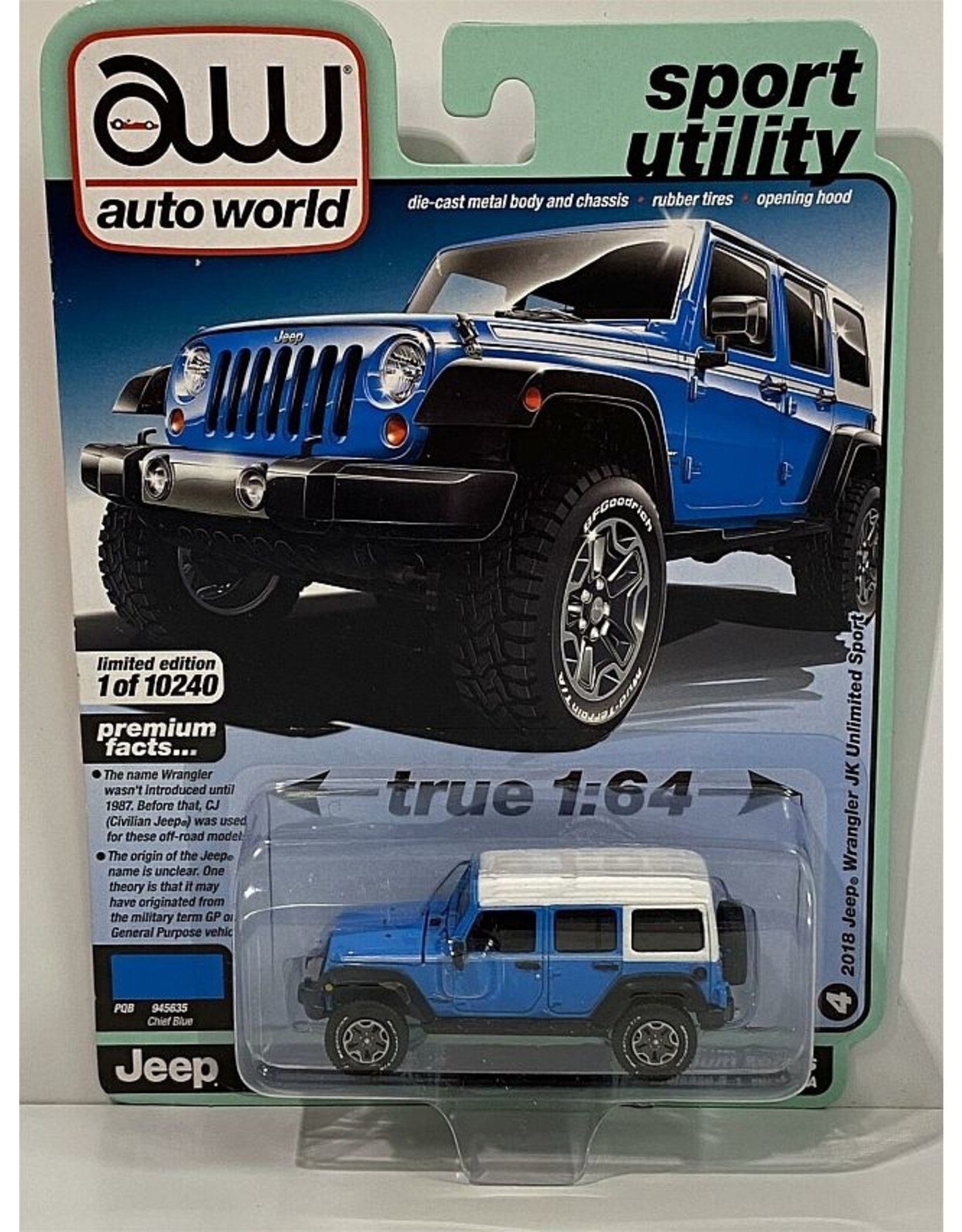 Jeep Jeep Wrangler JK Unlimited Sport(light blue)