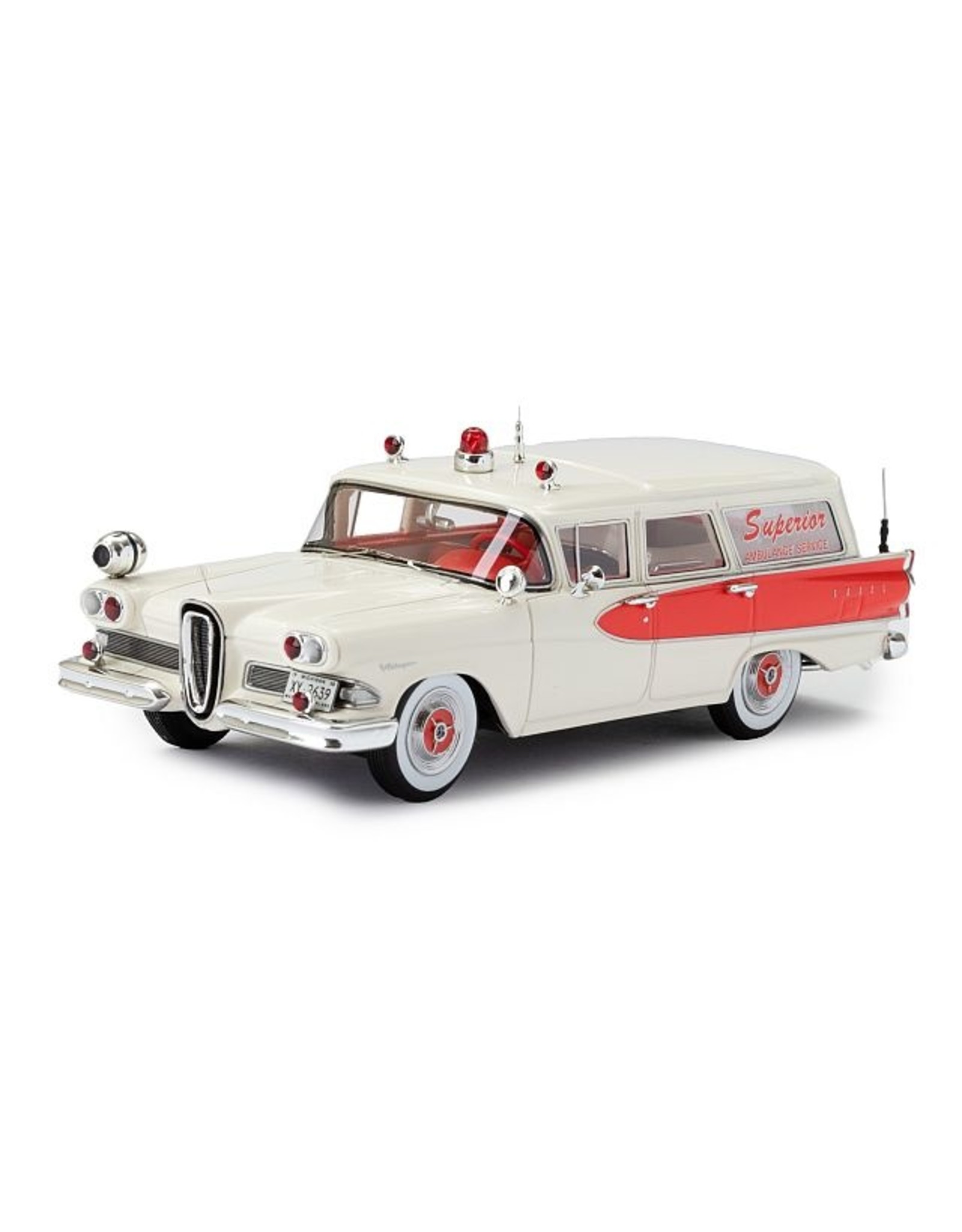 Edsel Edsel Villager Ambulance(1958)Amblewagon(red/white)