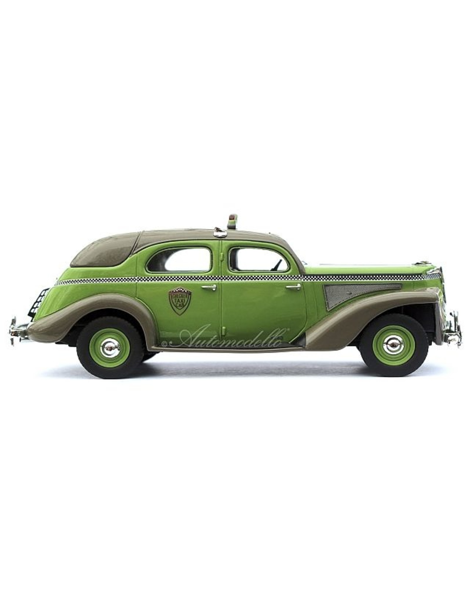 CHECKER Checker Model A(1940-41)green for Chicago Kalamazoo