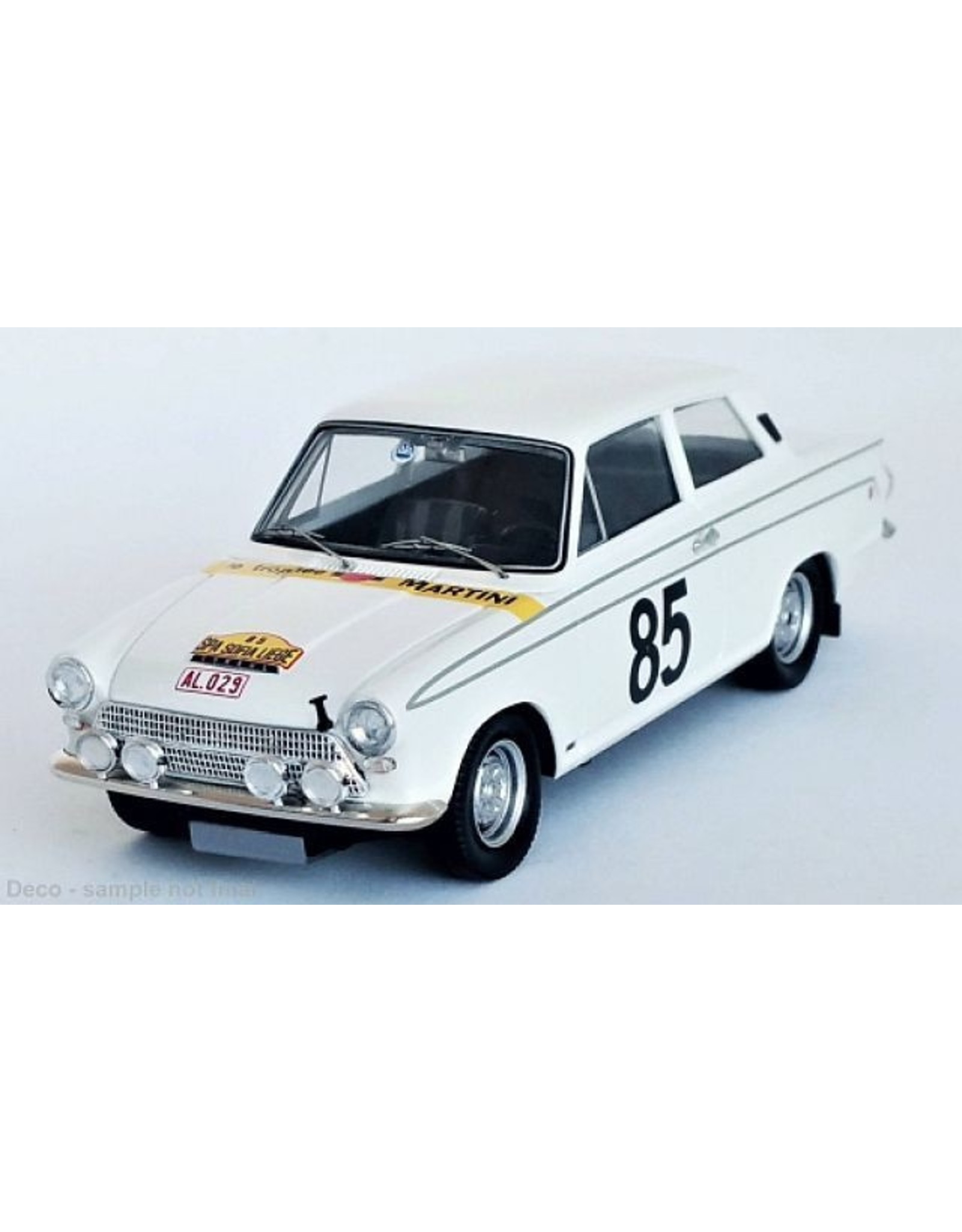 Ford by Lotus Ford Cortina GT(white)No.85,Rally Luik-Rome-Luik(1964)G.Stapelaere/E.Meeuwissen