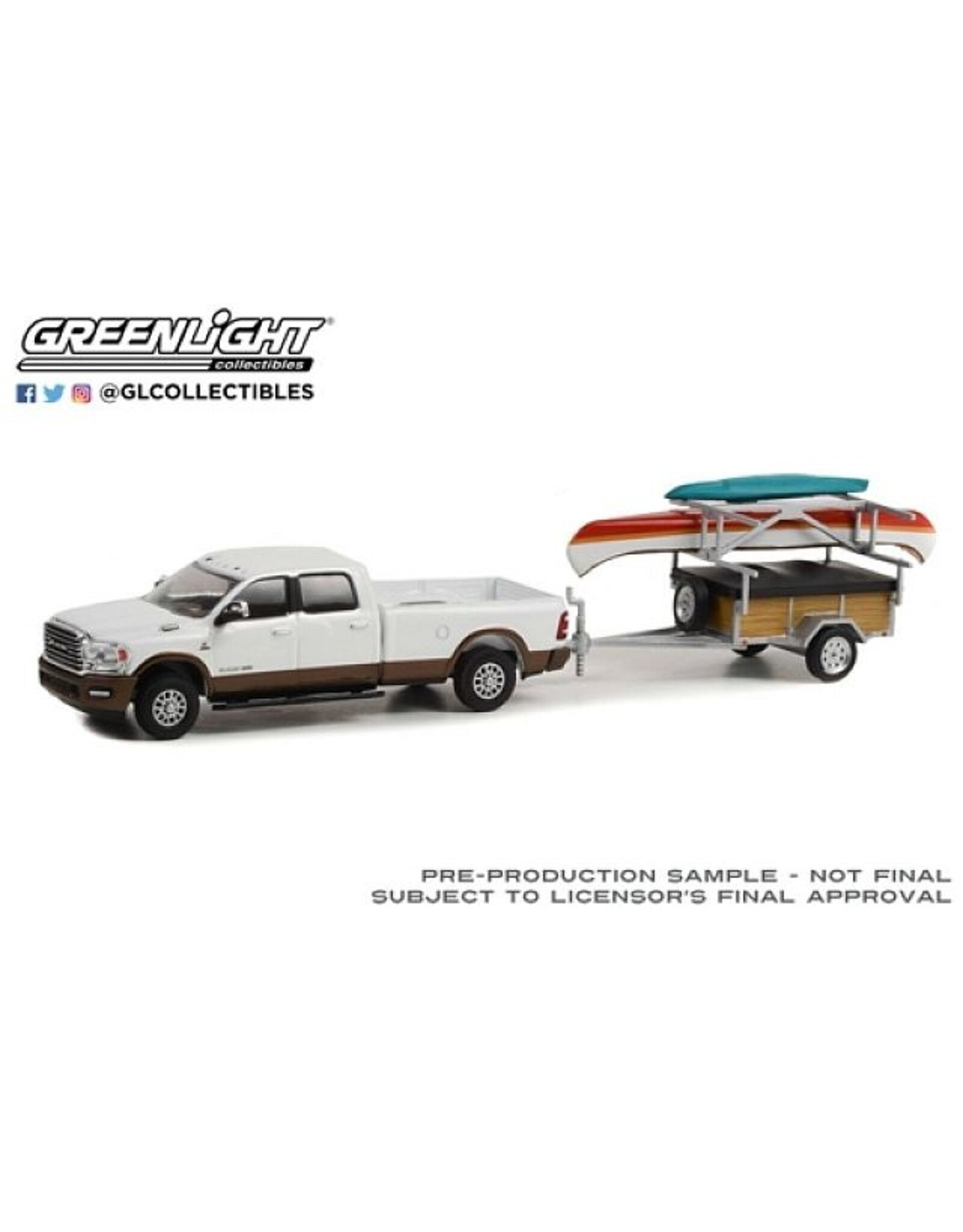 Dodge(Chrysler) Ram 2500 Limited Longhorn(2022)& Canoe/Kayak Trailer