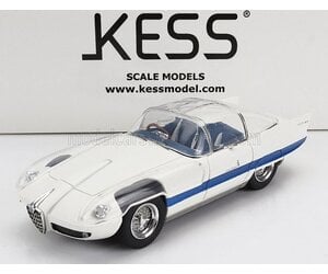 Art-Toys - Alfa Romeo 6C 3000 Superflow I Pininfarina(1956)white/blue