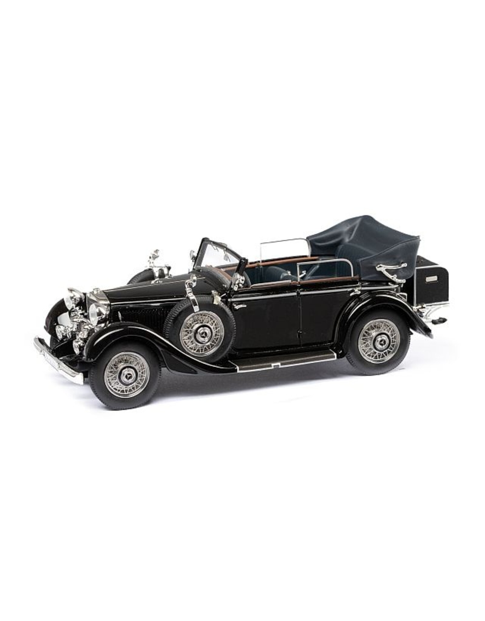 Mercedes-Benz Mercedes-Benz 290(W18)1933-36 cabriolet D-short wheelbase-open roof-black