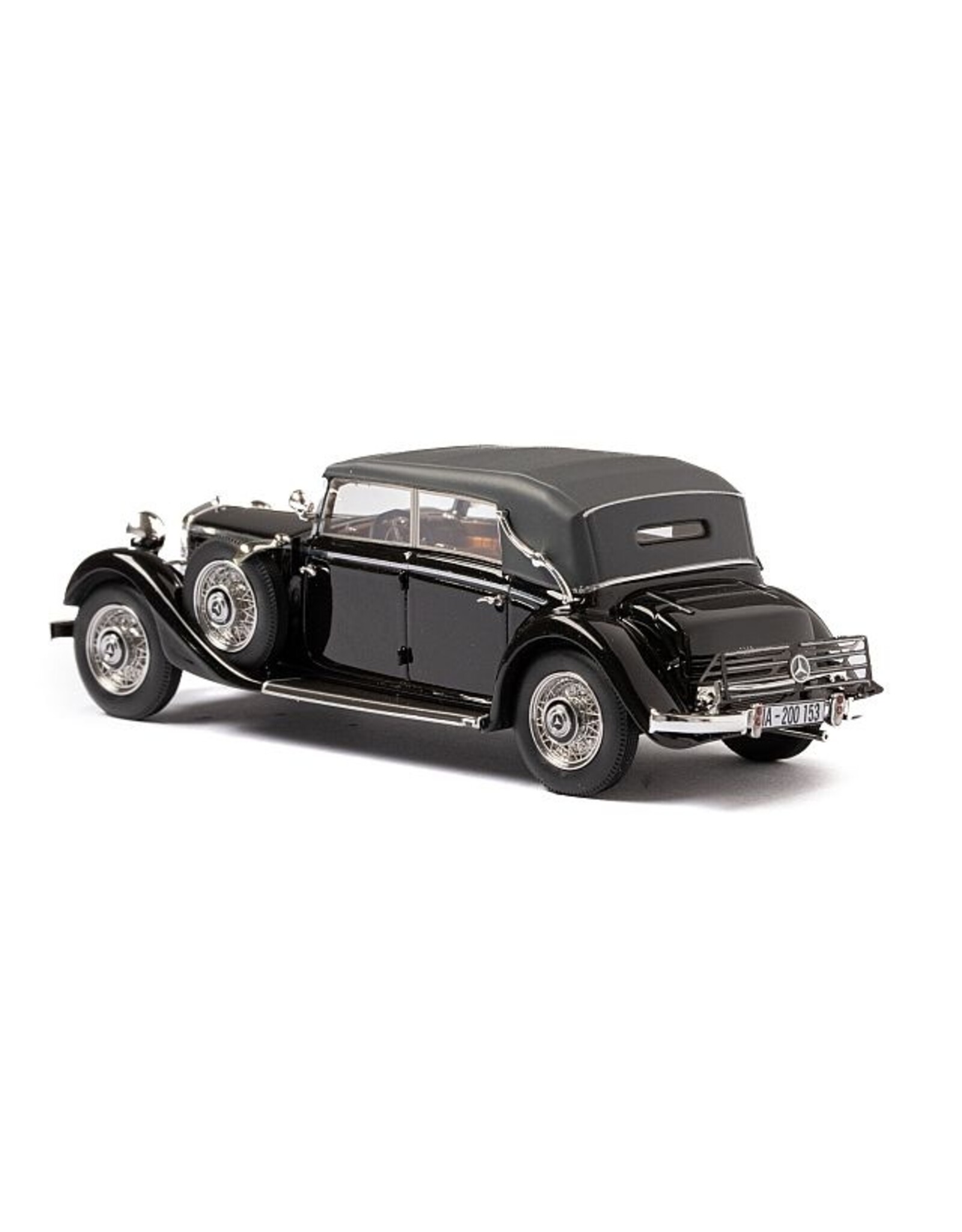 Mercedes-Benz Mercedes-Benz 290(W18)1933-36 cabriolet D-long wheelbase-closed roof-black