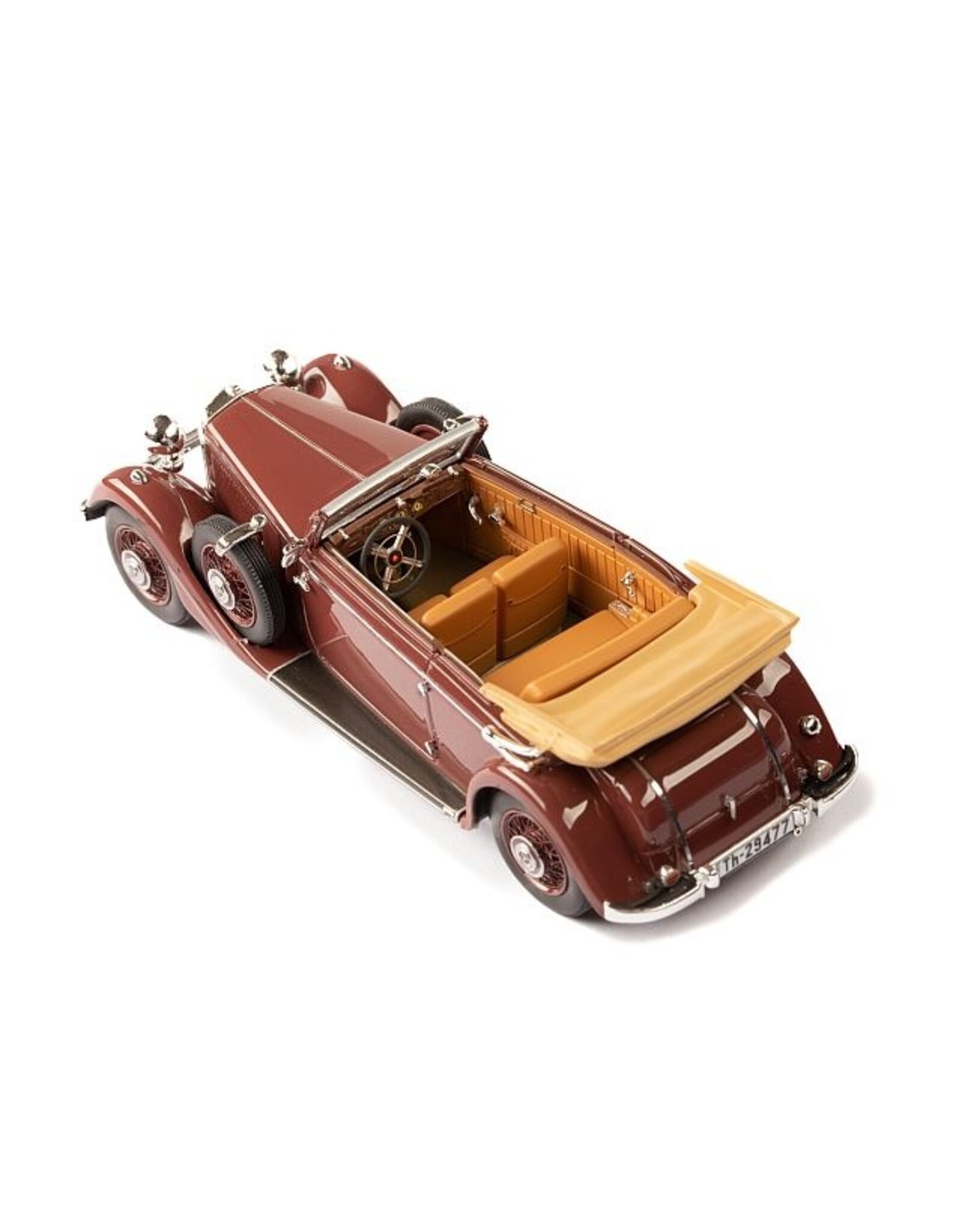 Mercedes-Benz Mercedes-Benz 290(W18)1933-36 cabriolet B-long wheelbase-open roof-chestnut brown