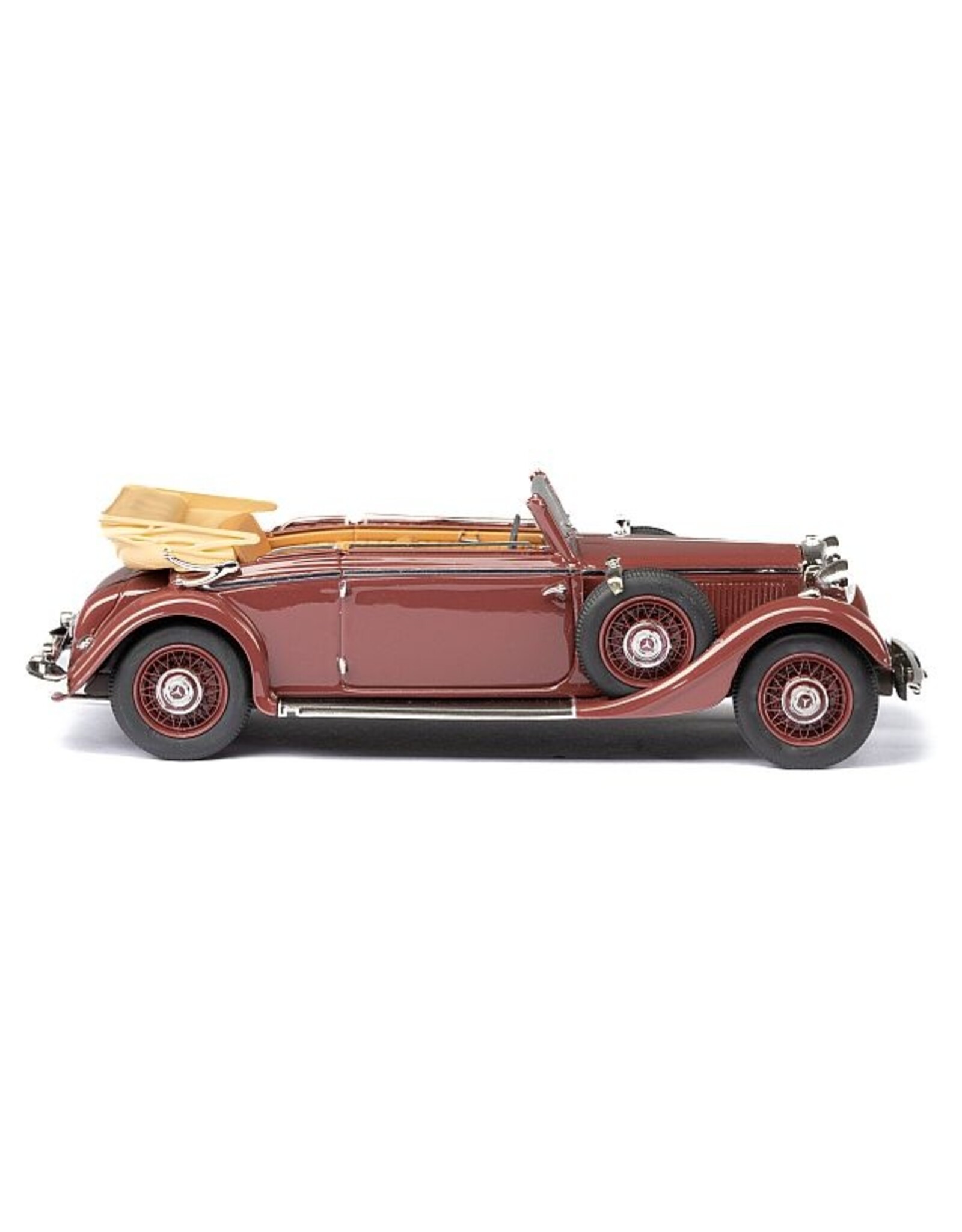 Mercedes-Benz Mercedes-Benz 290(W18)1933-36 cabriolet B-long wheelbase-open roof-chestnut brown