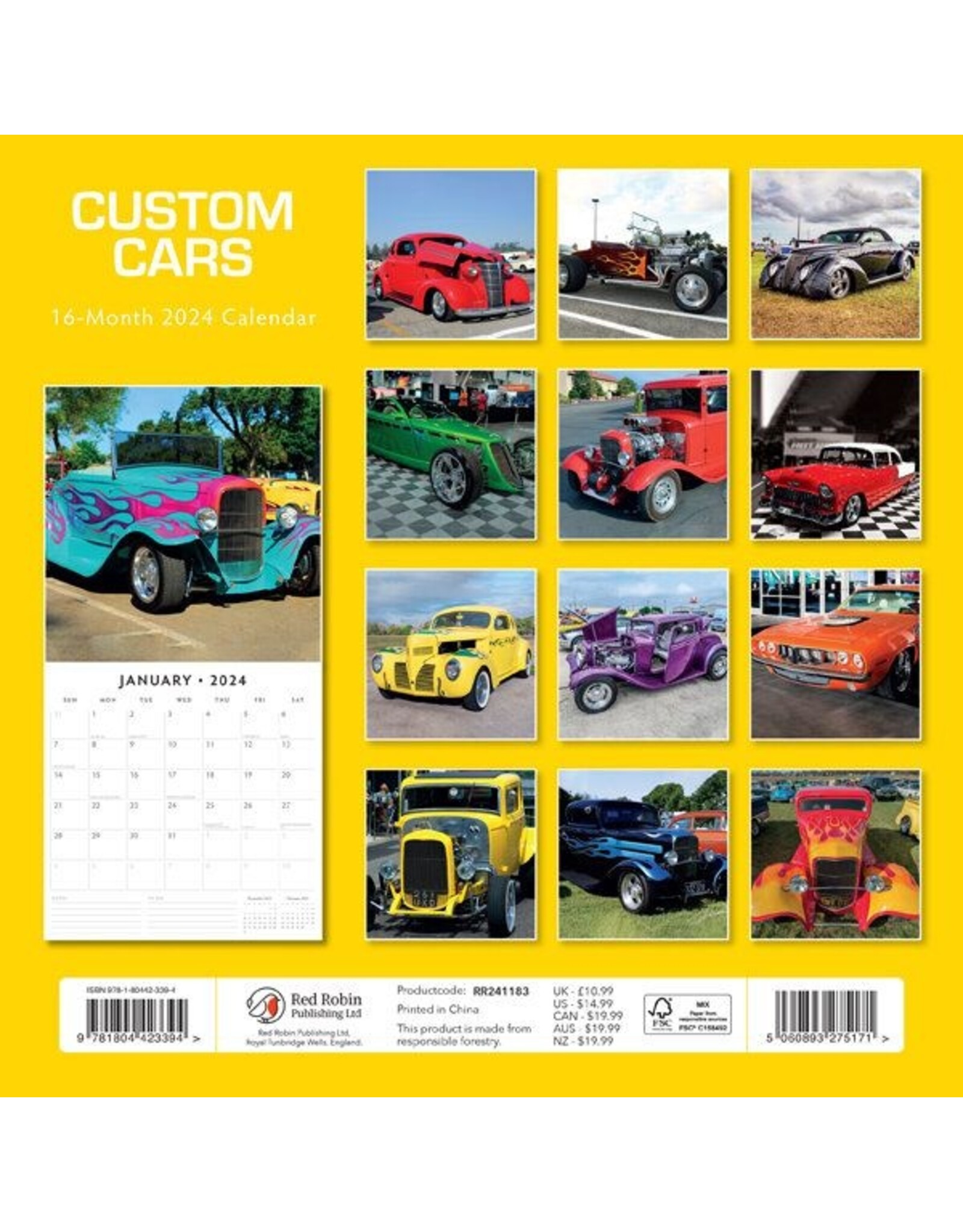 ArtToys Calendar Custom Cars(2024)