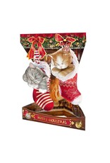 Accessories Swing Cards-Christmas Kittens