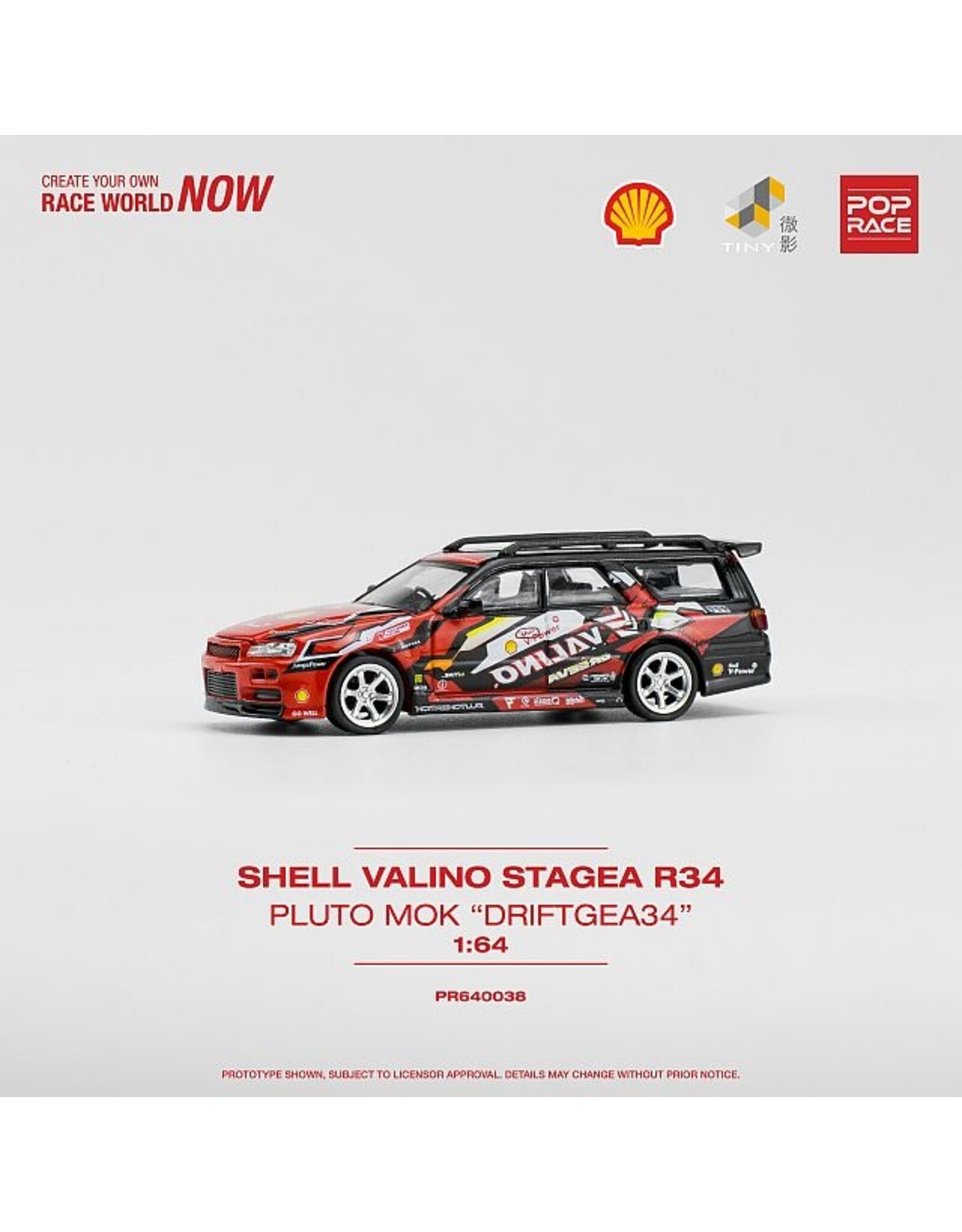 Nissan Stagea R34 Shell Valino Pluto Mok DRIFTAGEA 34