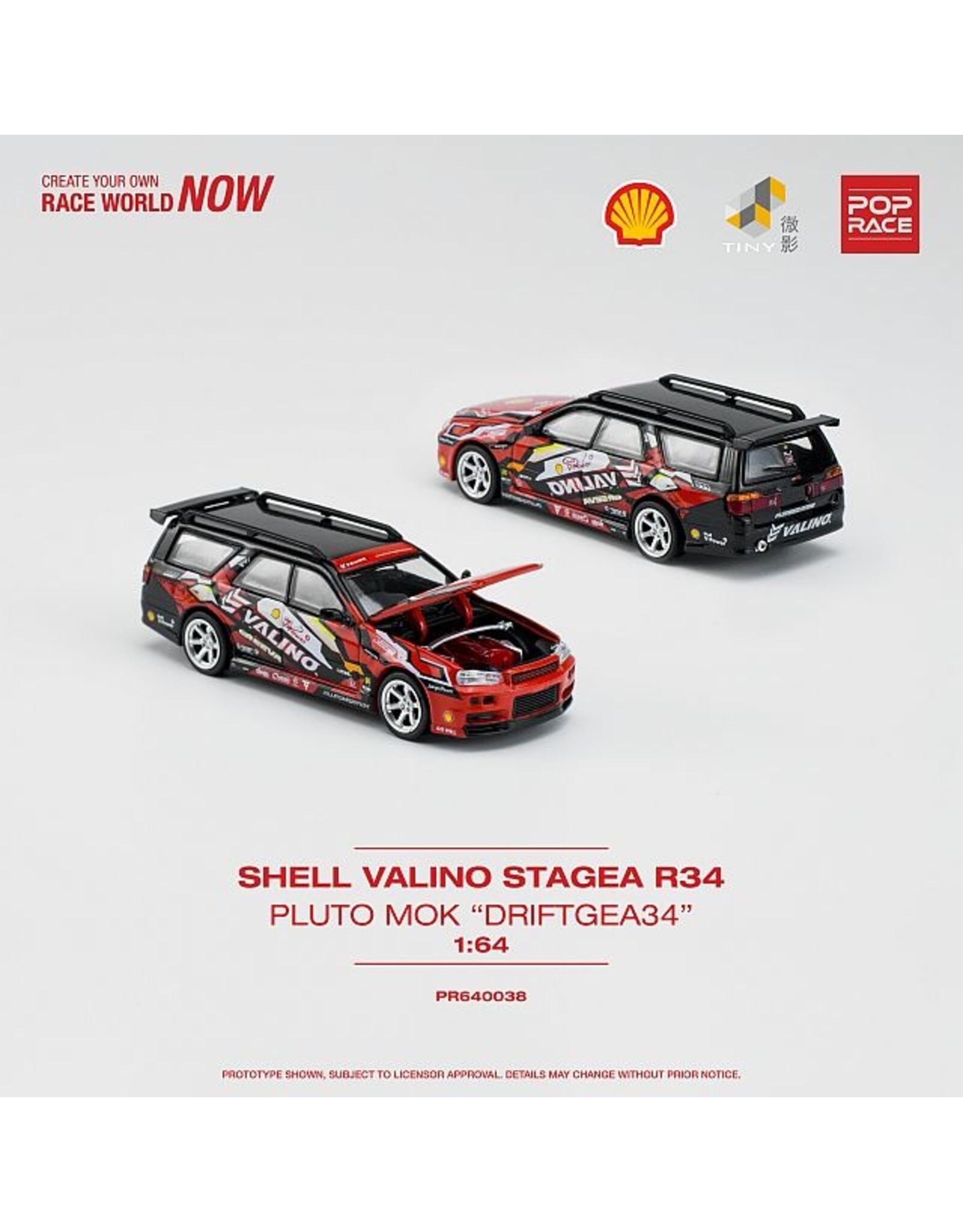 Nissan Stagea R34 Shell Valino Pluto Mok DRIFTAGEA 34