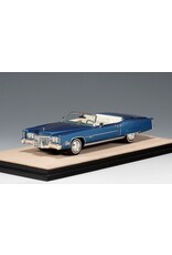 Cadillac(General Motors) Cadillac Eldorado Convertible(1972)open roof(St.Moritz blue metallic)