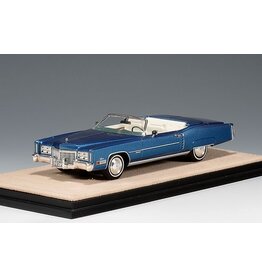 Cadillac(General Motors) Cadillac Eldorado Convertible(1972)open roof(St.Moritz blue metallic)