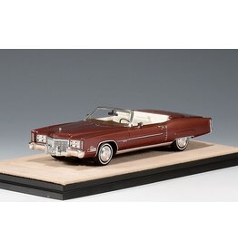 Cadillac(General Motors) Cadillac Eldorado Convertible(1972)open roof(Coronation red metallic)