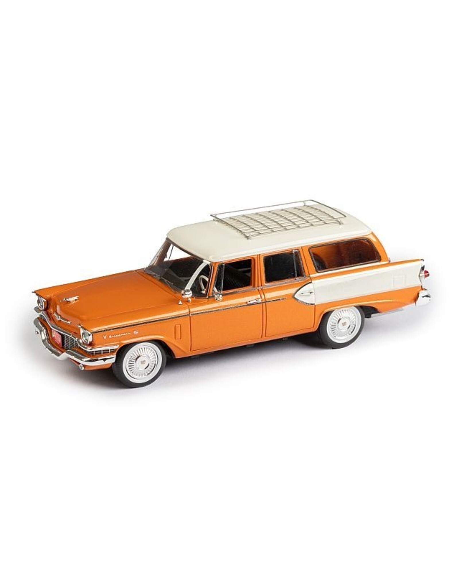 Studebaker Studebaker President Broadmoor(1957)4-door station wagon(orange/white)