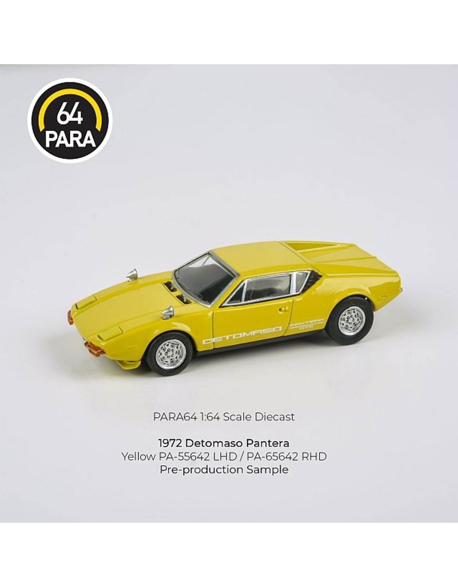 De Tomaso by Ghia DeTomaso Pantera(1972)yellow