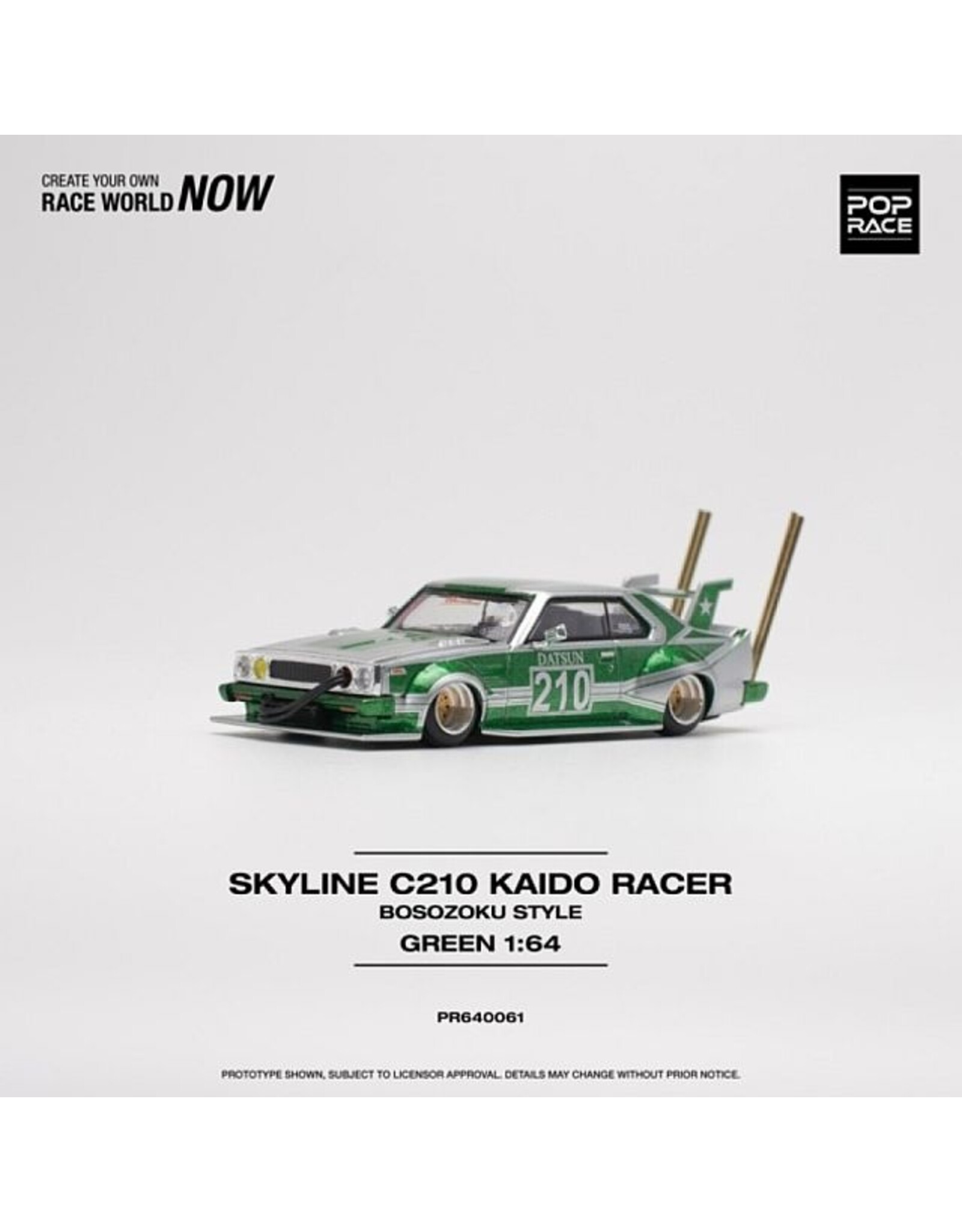 Nissan Skyline C210 Kaido Racer-Bosozoku Style(silver/green)