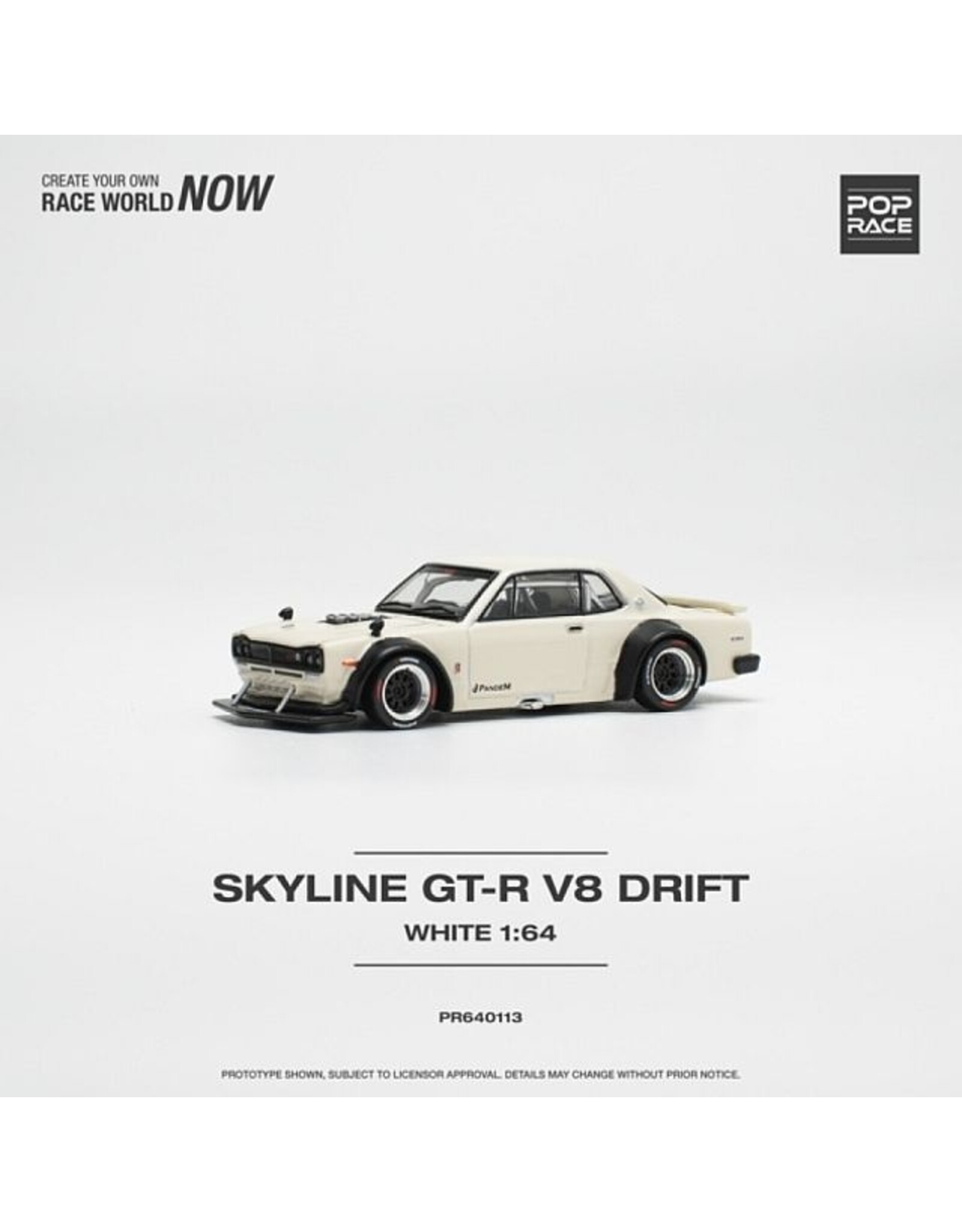 Nissan Skyline GT-R V8 Drift(Hakosuka)white