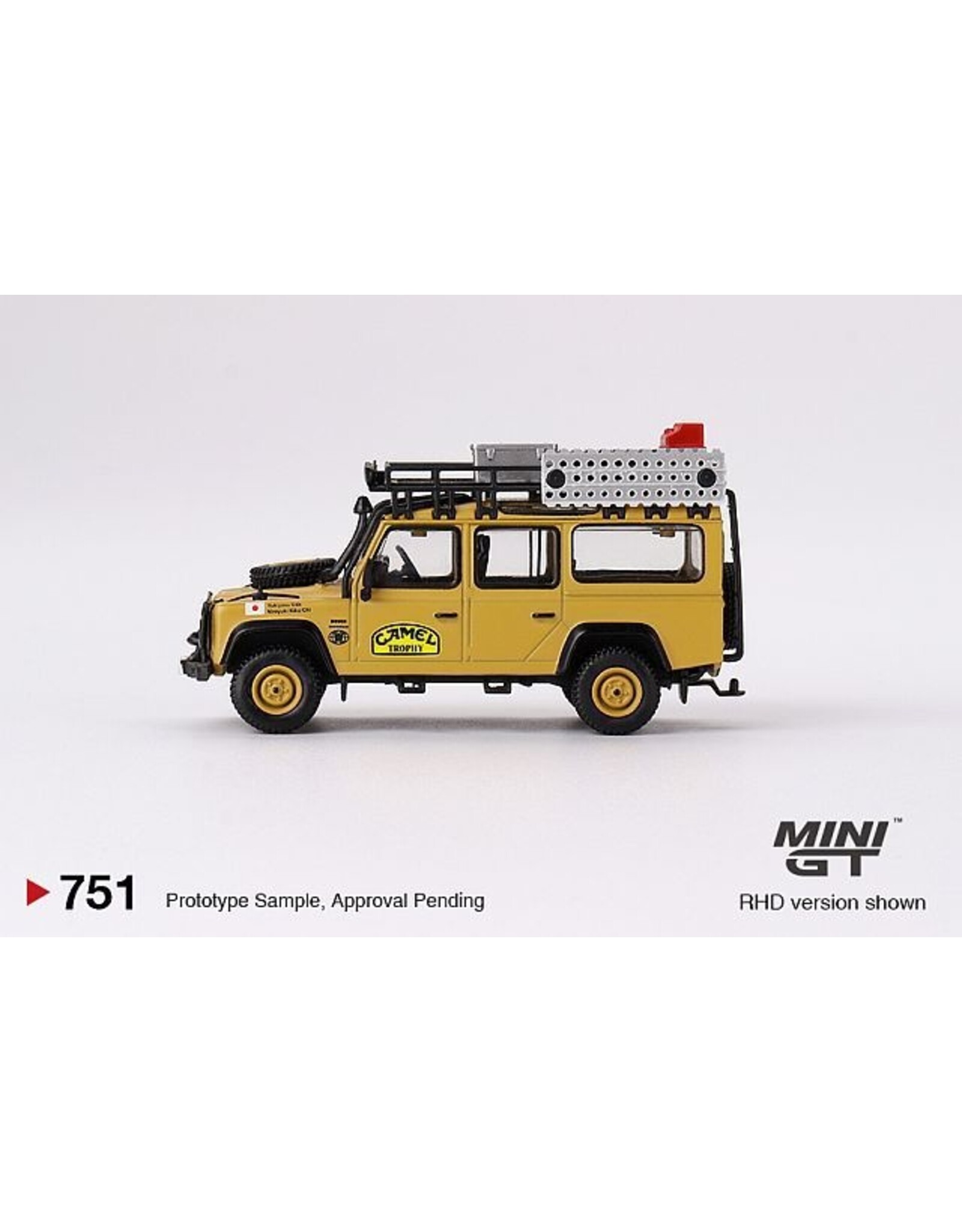 Land Rover Land Rover Defender 110(1989)yellow Amazon team Japan(Camel Trophy)