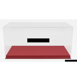Accessories Display box base with leather bottom  1/18-red