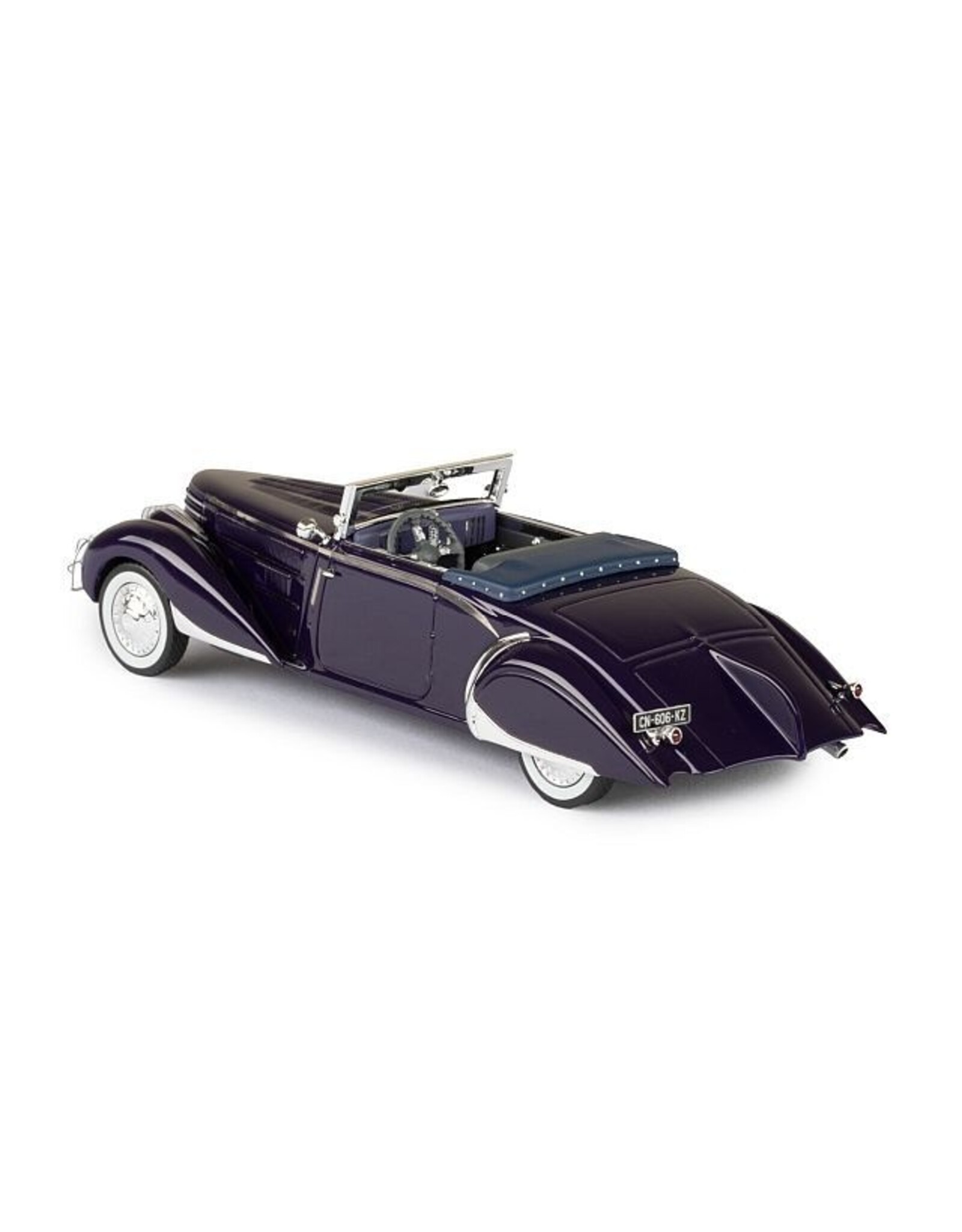 Delage by Chapron Delage D-8-85  Clabot by Henri Chapron(1935)open roof(no back bumper)dark blue