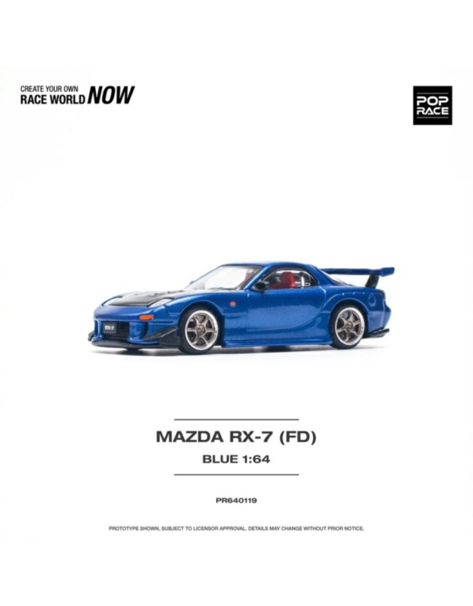 Mazda Motor corporation Mazda RX-7(FD3S)Re-Amemiya widebody(blue metallic)