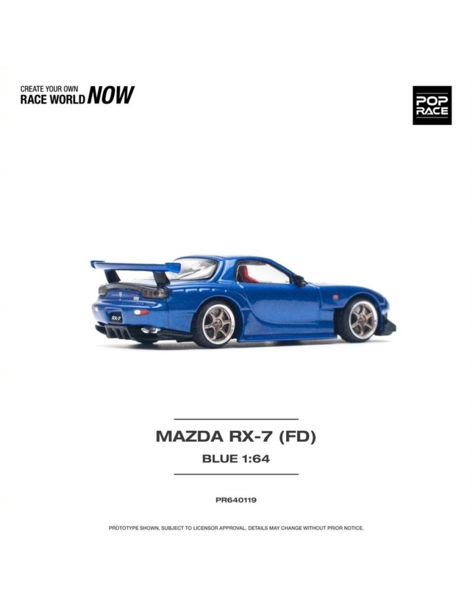 Mazda Motor corporation Mazda RX-7(FD3S)Re-Amemiya widebody(blue metallic)