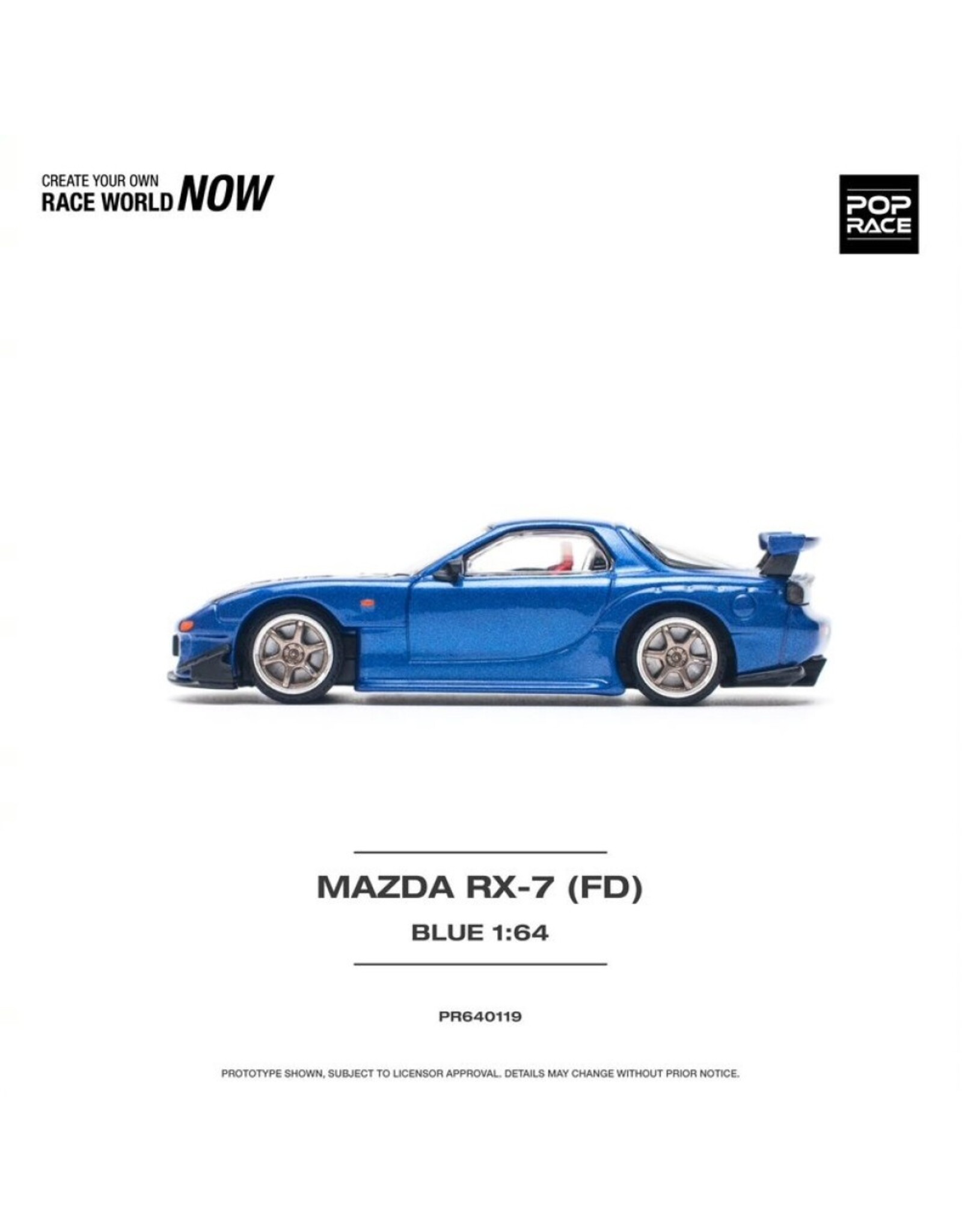 Mazda Motor corporation Mazda RX-7(FD3S)Re-Amemiya widebody(blue metallic)