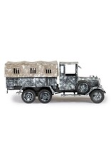 Mercedes-Benz Mercedes-Benz G3A SdKfz.70 Wehrmacht military truck, hardtop cabine,closed bed and canvas(1929-35)grey/winter camo