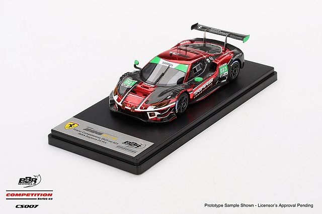 Ferrari 296 GT3 N°62 Risi Competizione - Miniature 1/18 Daytona 24H 2023 (BBR Models)