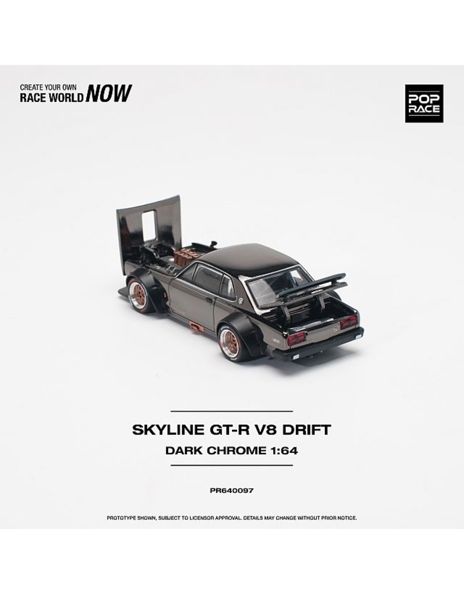 Nissan by Nismo Skyline GT-R V8 Drift(Hakosuka)dark chrome